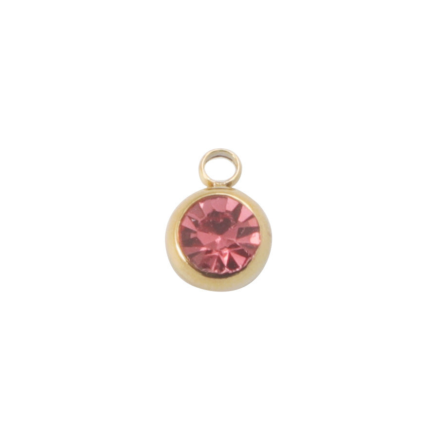 Circle Pendant Jewelry Accessory With PVD Coated Finish, Stylish And Durable Design
