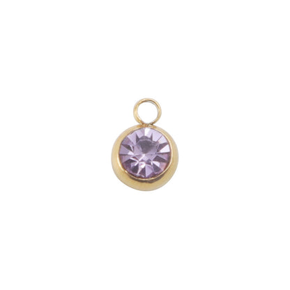 Circle Pendant Jewelry Accessory With PVD Coated Finish, Stylish And Durable Design