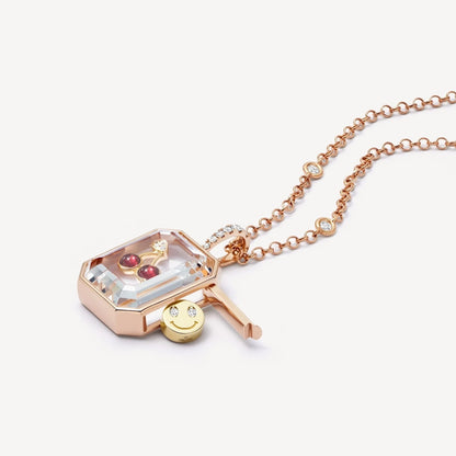 Glass Locket Charms In Colour, Jewelry Accessories Featuring Elegant Design