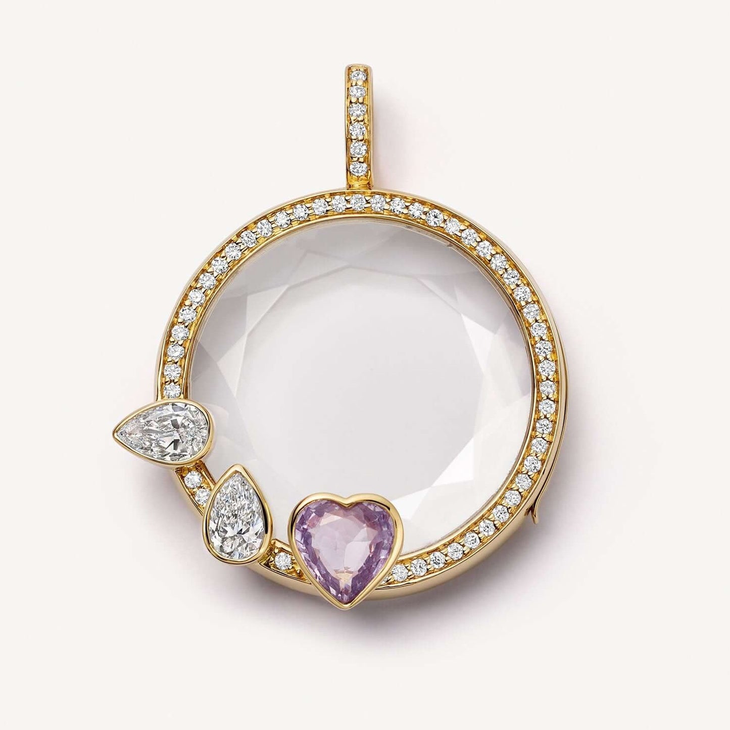 Glass Locket Charms In Colour, Jewelry Accessories Featuring Elegant Design