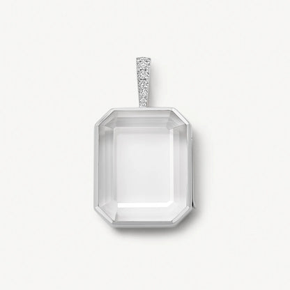 Glass Locket Charms In Colour, Jewelry Accessories Featuring Elegant Design