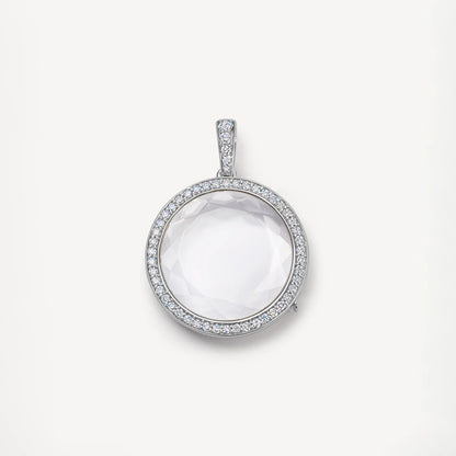 Glass Locket Charms In Colour, Jewelry Accessories Featuring Elegant Design