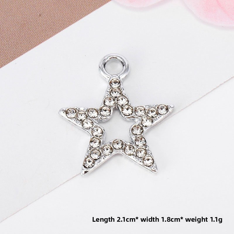 Golden Alloy Notes Love Charms Jewelry Accessories