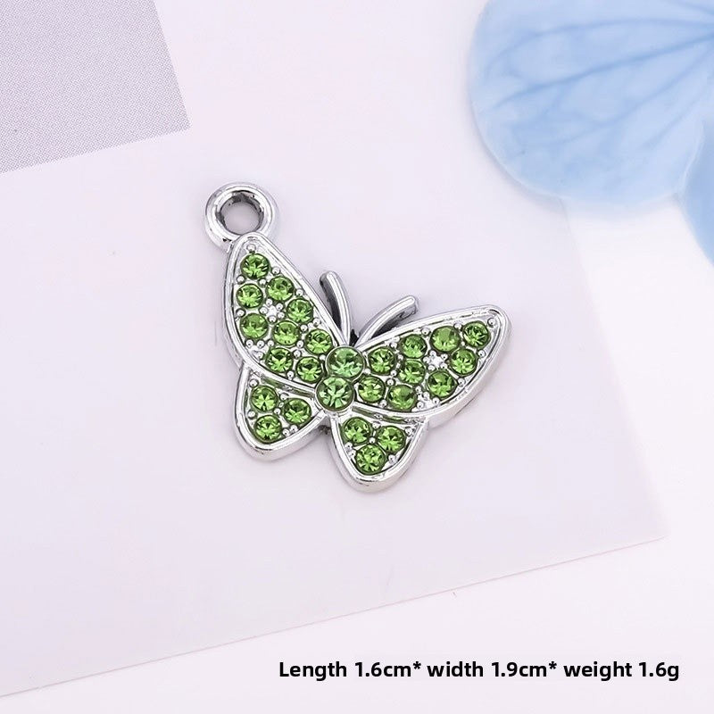 Butterfly Love Charms Jewelry Accessories In Alloy Featuring Elegant Colour Design