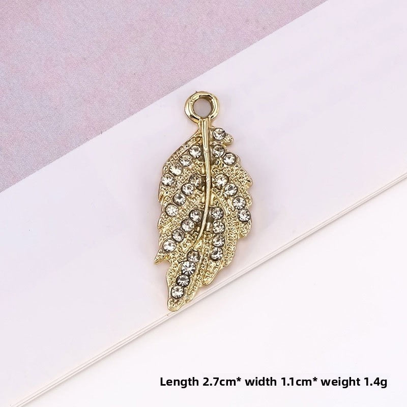 Golden Alloy Notes Love Charms Jewelry Accessories