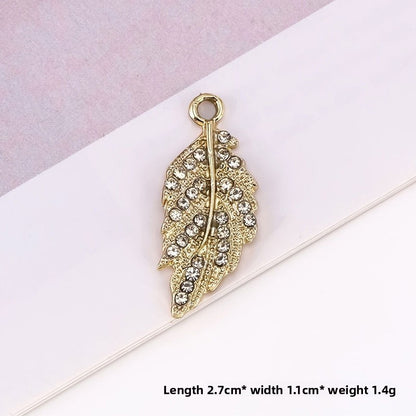 Golden Alloy Notes Love Charms Jewelry Accessories