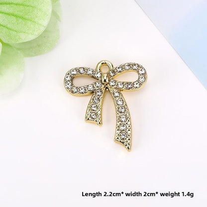 Golden Alloy Notes Love Charms Jewelry Accessories