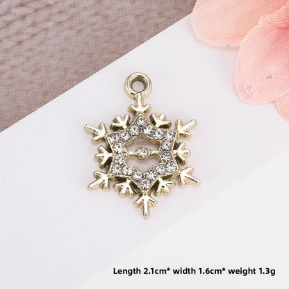 Golden Alloy Notes Love Charms Jewelry Accessories