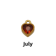 Gold July 4*4 Pomegranate Red Diamond