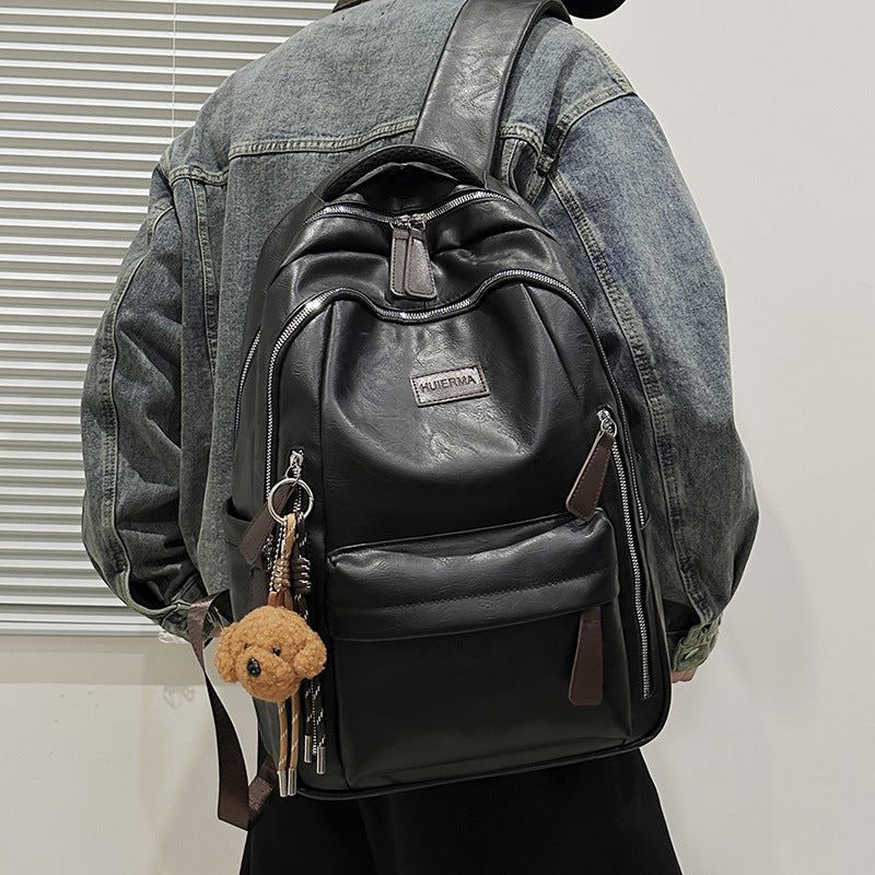Wear-Resistant School Backpack For Women Featuring Durable PU Material