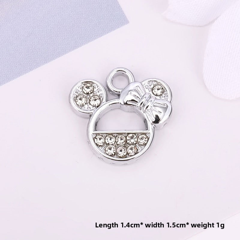 Golden Alloy Notes Love Charms Jewelry Accessories