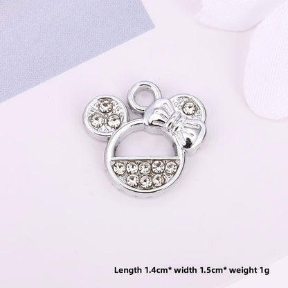 Golden Alloy Notes Love Charms Jewelry Accessories