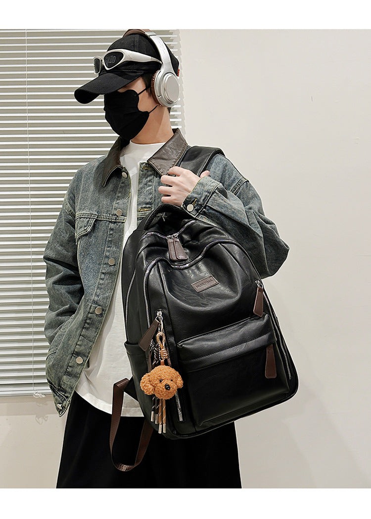 Wear-Resistant School Backpack For Women Featuring Durable PU Material