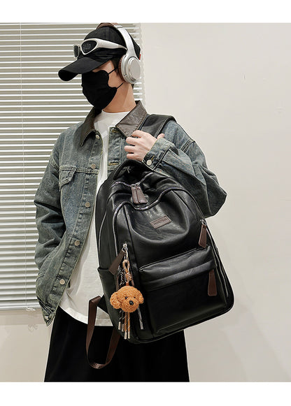 Wear-Resistant School Backpack For Women Featuring Durable PU Material