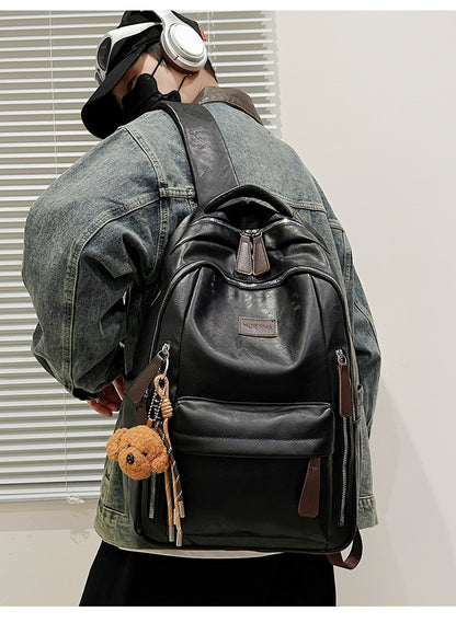 Wear-Resistant School Backpack For Women Featuring Durable PU Material