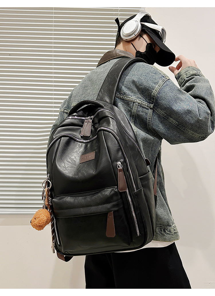 Wear-Resistant School Backpack For Women Featuring Durable PU Material