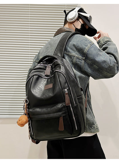 Wear-Resistant School Backpack For Women Featuring Durable PU Material