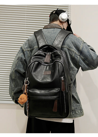 Wear-Resistant School Backpack For Women Featuring Durable PU Material