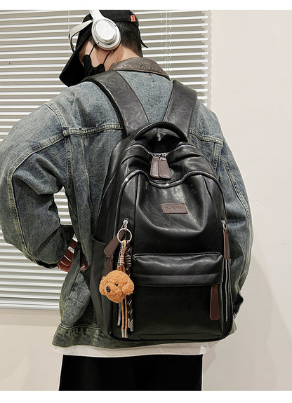 Wear-Resistant School Backpack For Women Featuring Durable PU Material