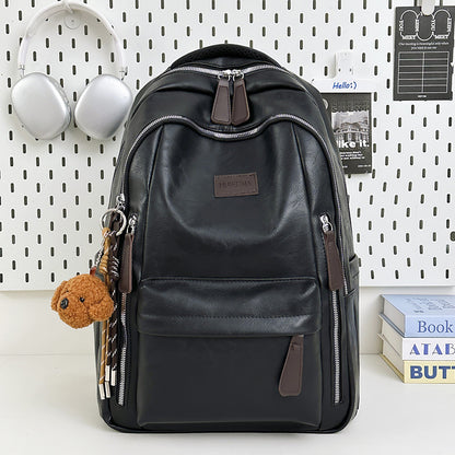 Wear-Resistant School Backpack For Women Featuring Durable PU Material