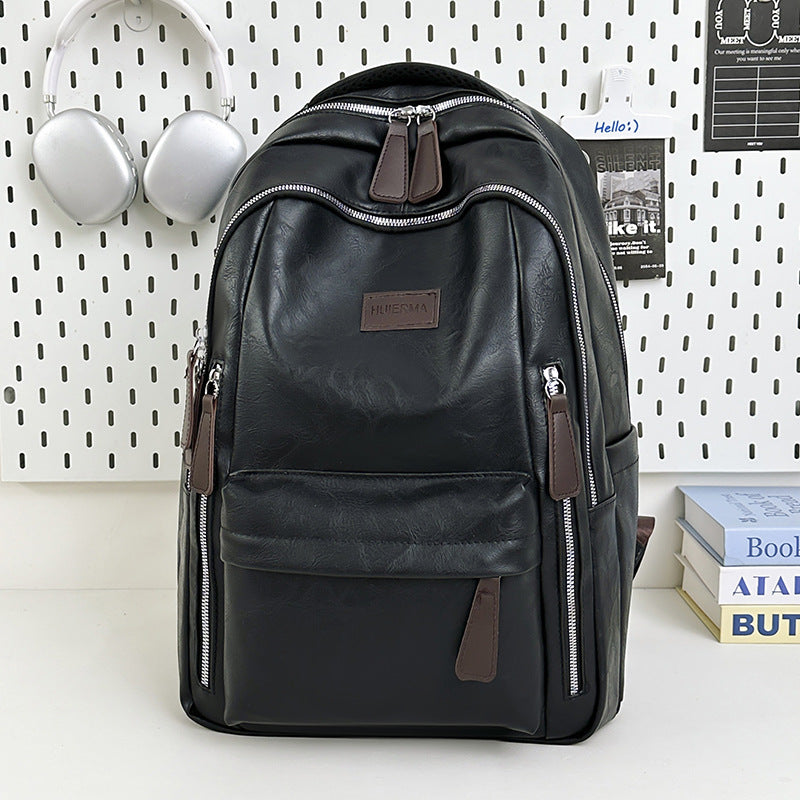 Wear-Resistant School Backpack For Women Featuring Durable PU Material