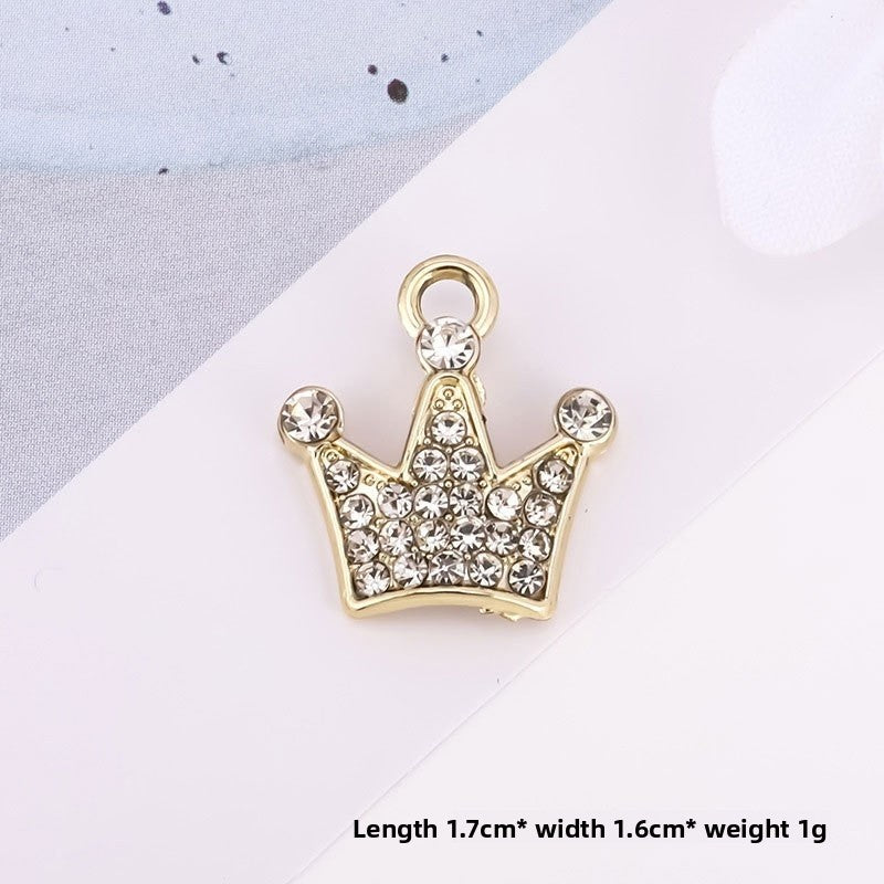 Golden Alloy Notes Love Charms Jewelry Accessories