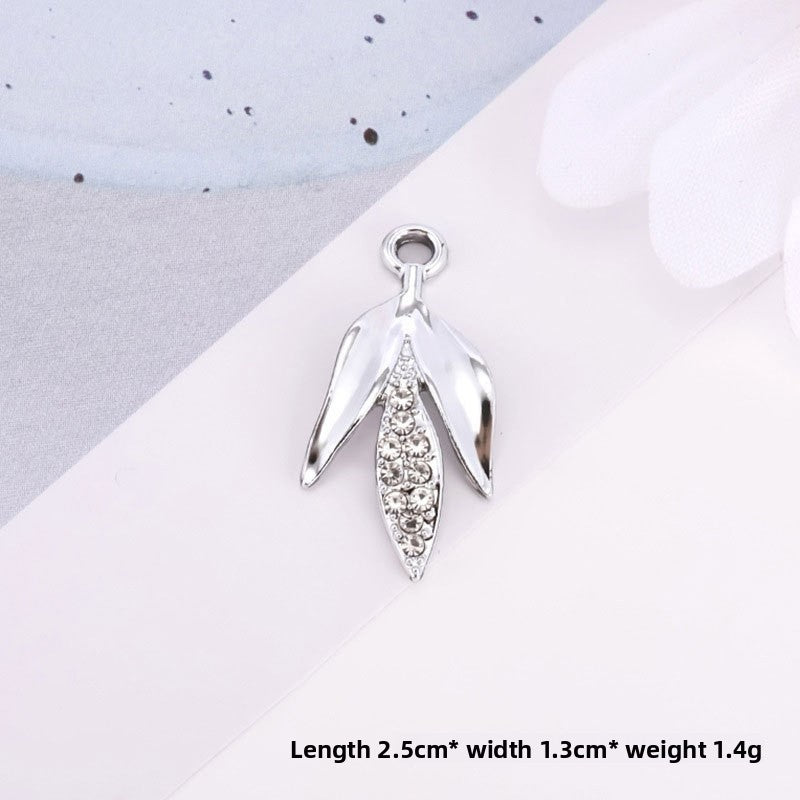Golden Alloy Notes Love Charms Jewelry Accessories