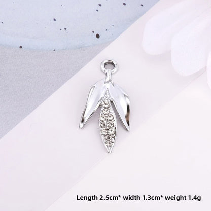 Golden Alloy Notes Love Charms Jewelry Accessories