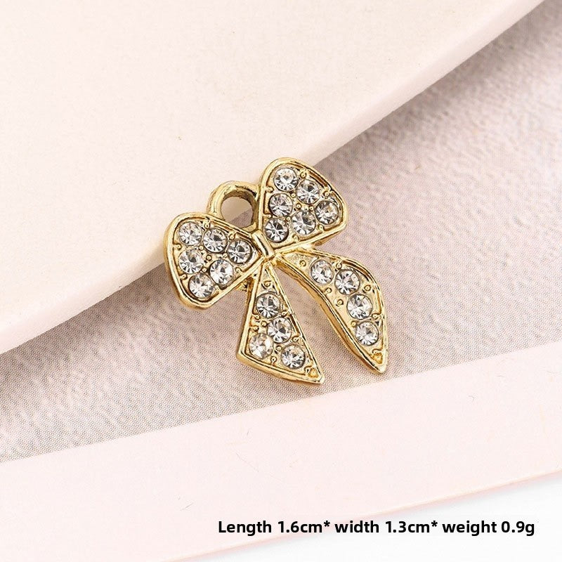 Golden Alloy Notes Love Charms Jewelry Accessories