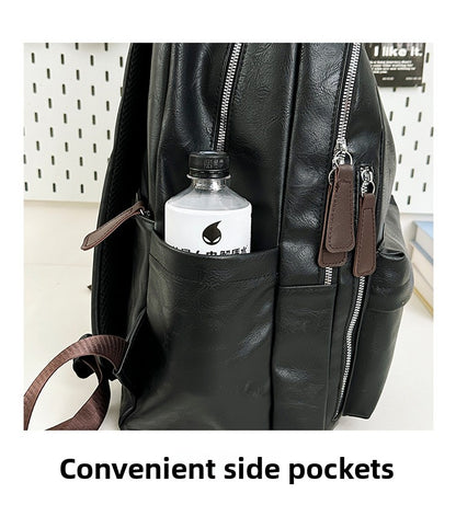 Wear-Resistant School Backpack For Women Featuring Durable PU Material