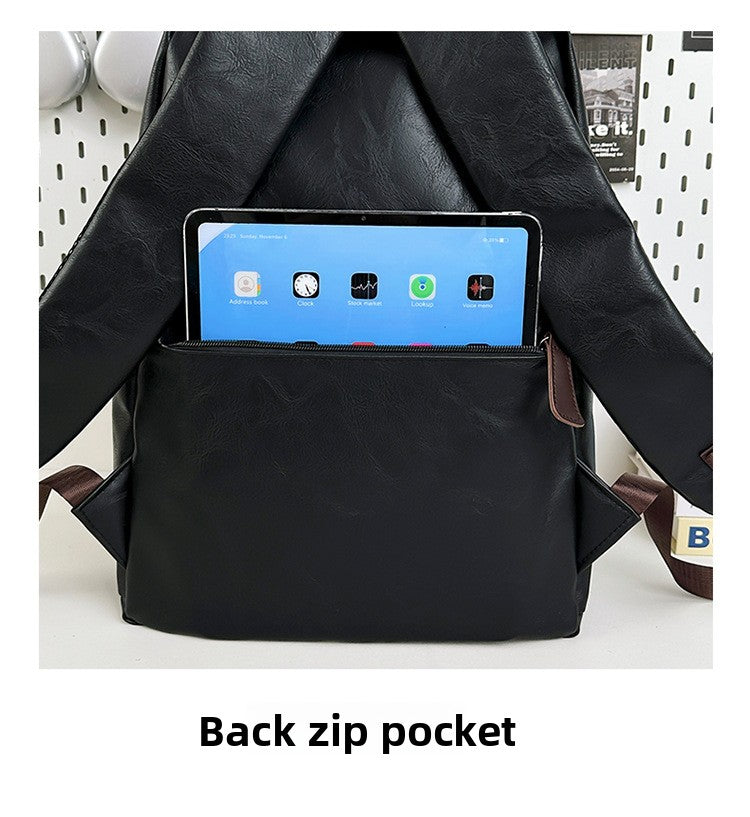 Wear-Resistant School Backpack For Women Featuring Durable PU Material