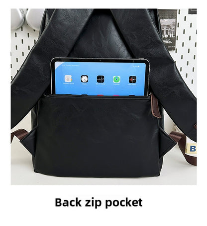 Wear-Resistant School Backpack For Women Featuring Durable PU Material