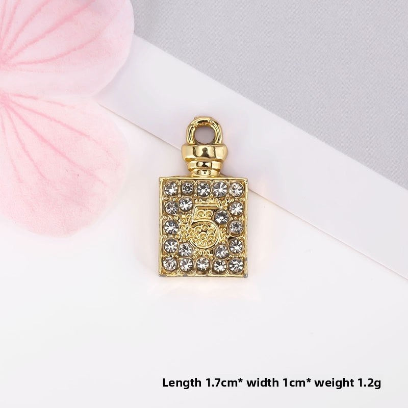 Golden Alloy Notes Love Charms Jewelry Accessories