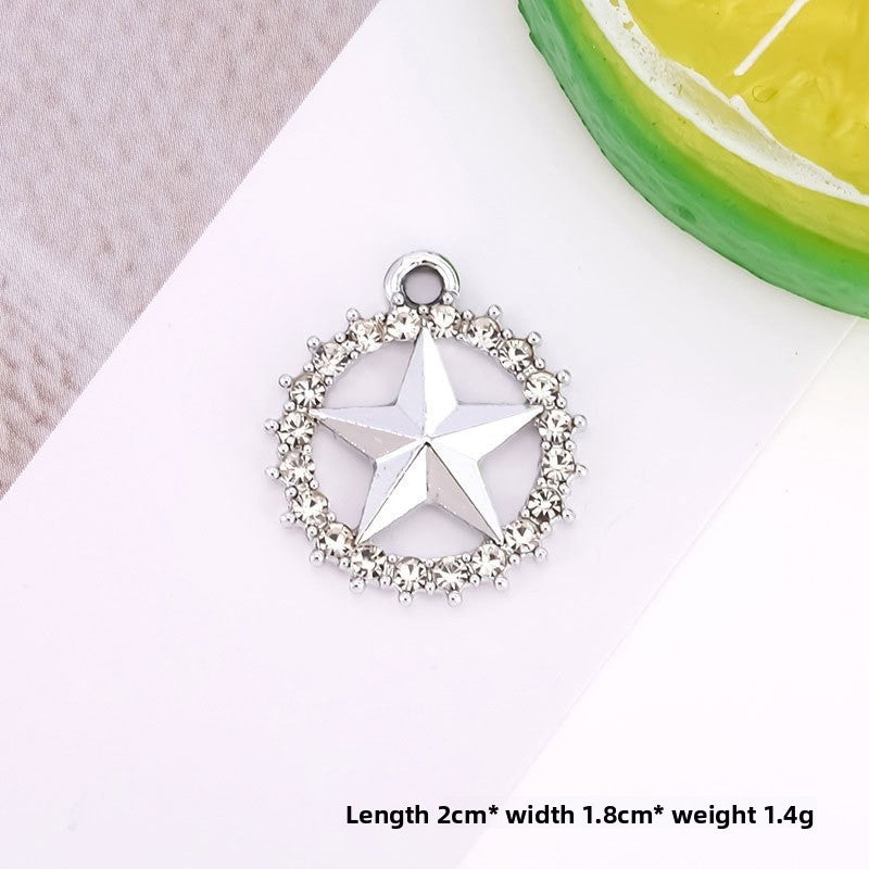 Golden Alloy Notes Love Charms Jewelry Accessories