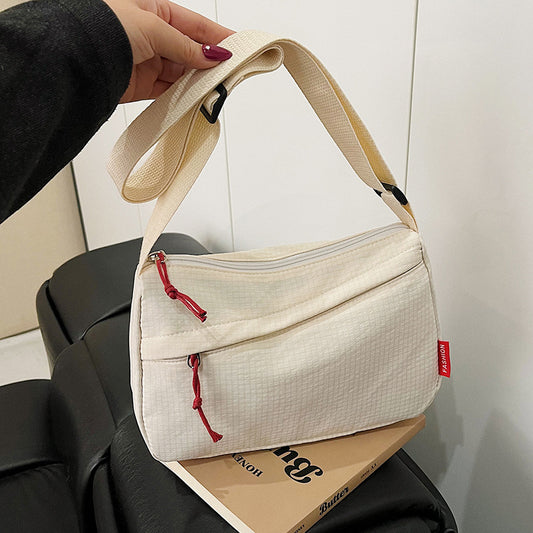 Square Nylon Shoulder Bag For Women, Stylish And Durable Design