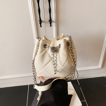 Bucket Shoulder Bag For Women In PU Leather, Stylish And Practical Design
