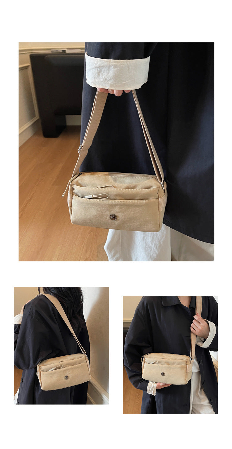 Square Polyester Shoulder Bag For Women, Stylish And Durable Design