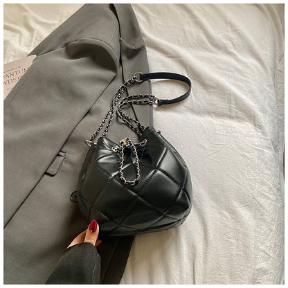 Bucket Shoulder Bag For Women In PU Leather, Stylish And Practical Design