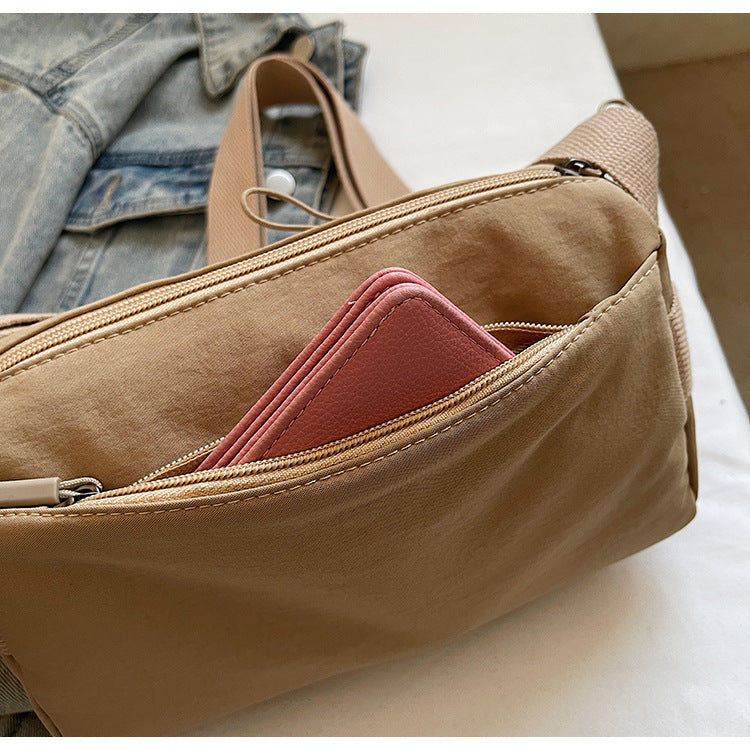 Square Polyester Shoulder Bag For Women, Stylish And Durable Design