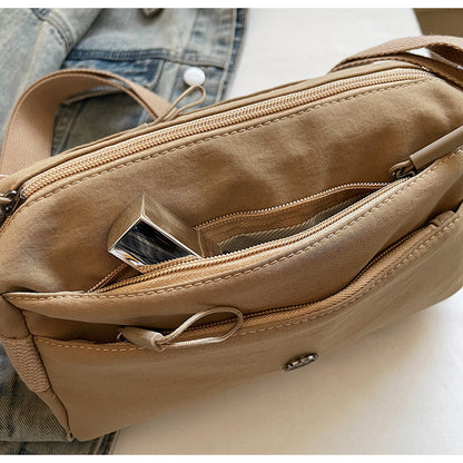 Square Polyester Shoulder Bag For Women, Stylish And Durable Design