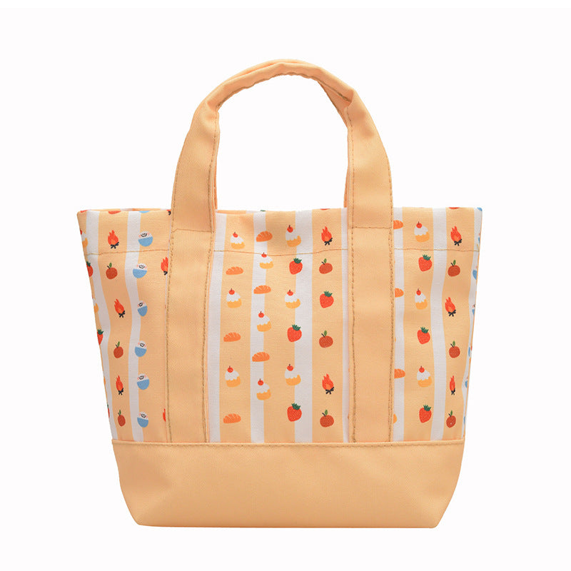 Square Canvas Bag For Women, Stylish And Durable Tote In Classic Design