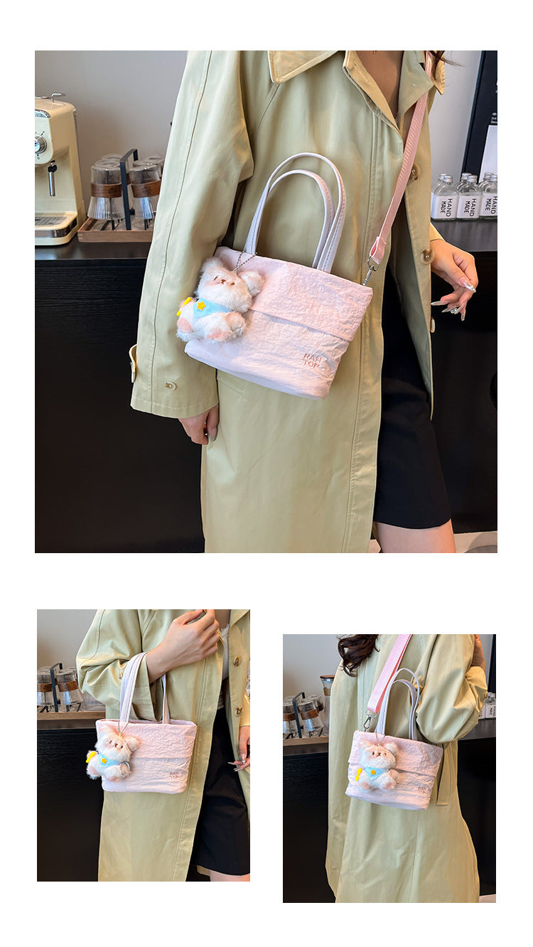 Square Oxford Cloth Shoulder Bag For Women, Stylish And Durable Design