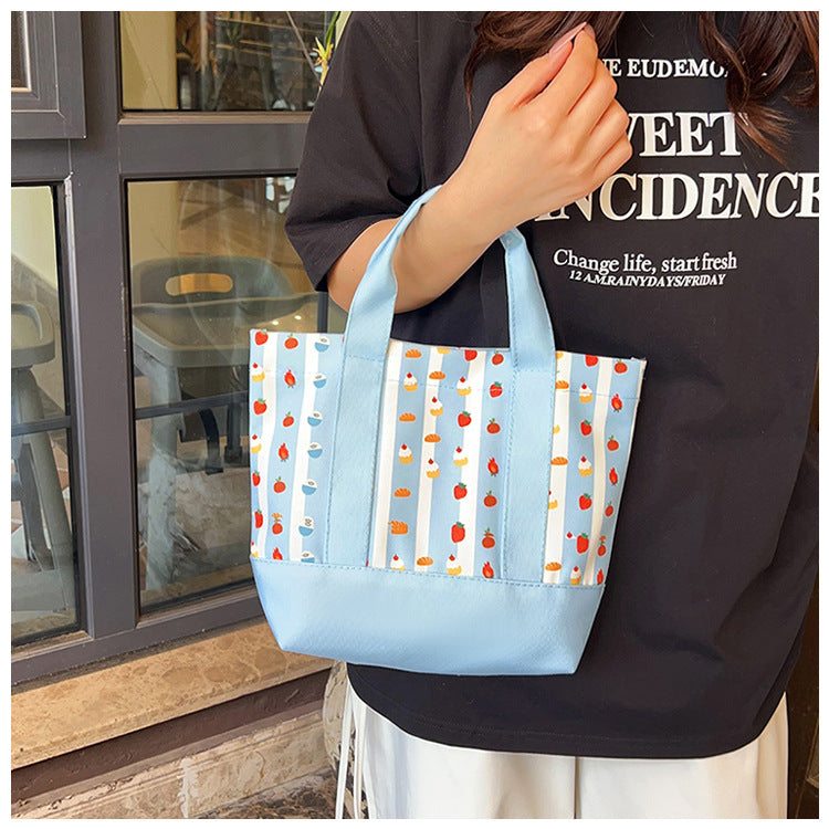 Square Canvas Bag For Women, Stylish And Durable Tote In Classic Design