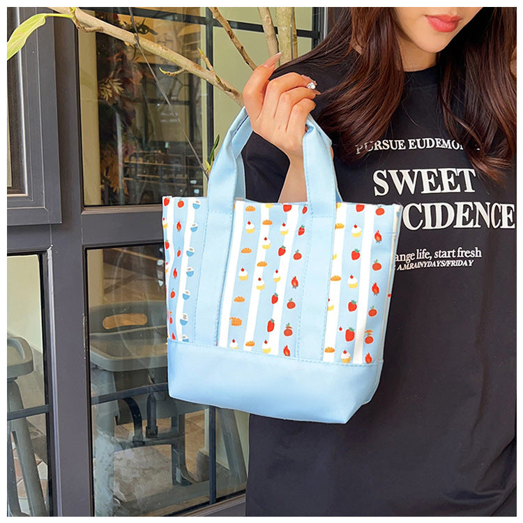 Square Canvas Bag For Women, Stylish And Durable Tote In Classic Design