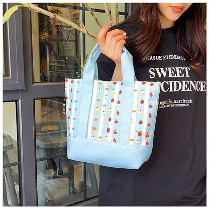 Square Canvas Bag For Women, Stylish And Durable Tote In Classic Design