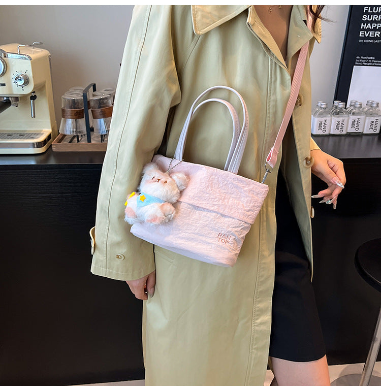 Square Oxford Cloth Shoulder Bag For Women, Stylish And Durable Design