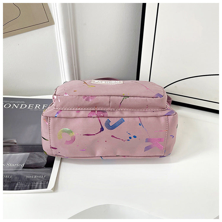 Square Canvas Crossbody Bag For Women Featuring Unique Printing Design