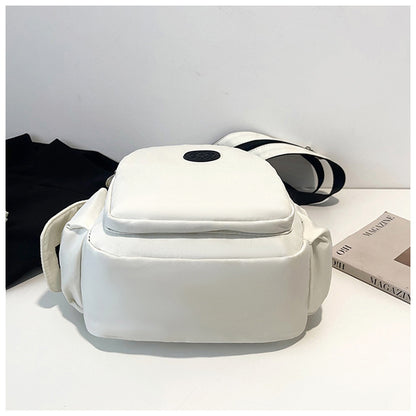 Oxford Cloth Fanny Pack For Women In Oval Shape, Stylish Chest And Waist Bag