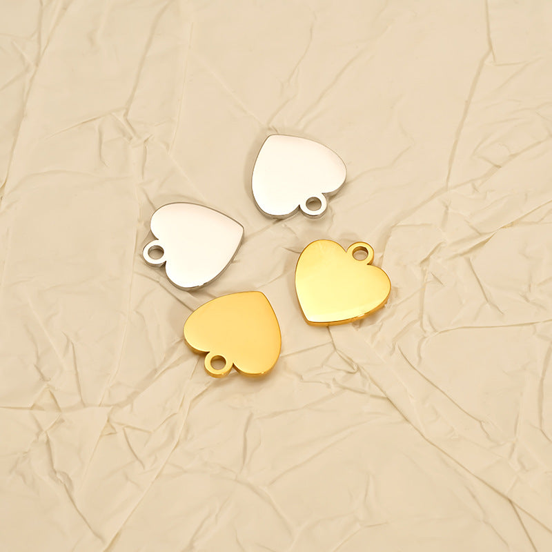 Heart Shape Jewelry Accessories In Steel Color, Stylish And Durable Design