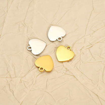 Heart Shape Jewelry Accessories In Steel Color, Stylish And Durable Design